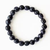 Blue Goldstone Free Form Bracelet