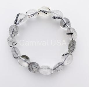 Tourmalinated Free-Form Bracelet