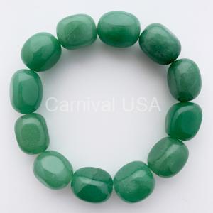 Green Aventurine Free-Form Tumbled Bracelet