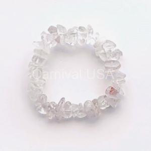 Clear Quartz Free-Form Tumbled Bracelet