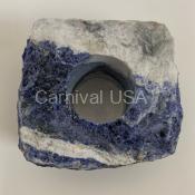 Sodalite Rough Candle Holder