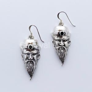 Sterling Silver Wizard Earrings