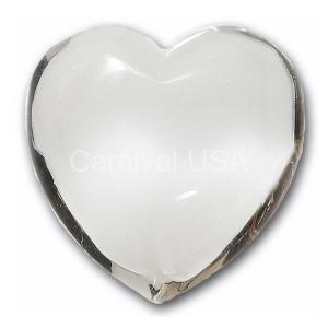 Clear Quartz pocket heart