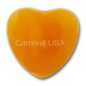 Orange Calcite Hand Held Heart