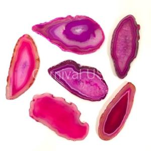 Agate Polished Slabs #0 Pink