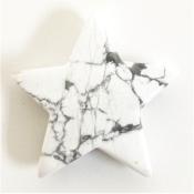 White Howlite Star Shape