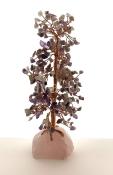 Amethyst Tree w/Rose Quartz Base 8