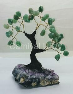 Aventurine Tree Bonsai Clay Trunk XLG Size