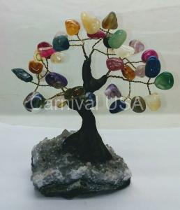 Mixed Stones Tree Bonsai Clay Trunk XLG Size