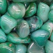 Green Agate Tumbled Stones