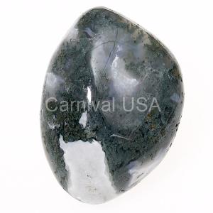 Moss Agate Palm Stone