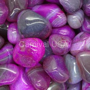 Pink Agate Tumbled Stones