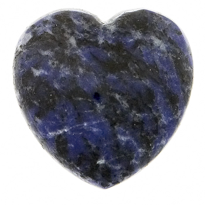 Sodalite Hand Held Heart