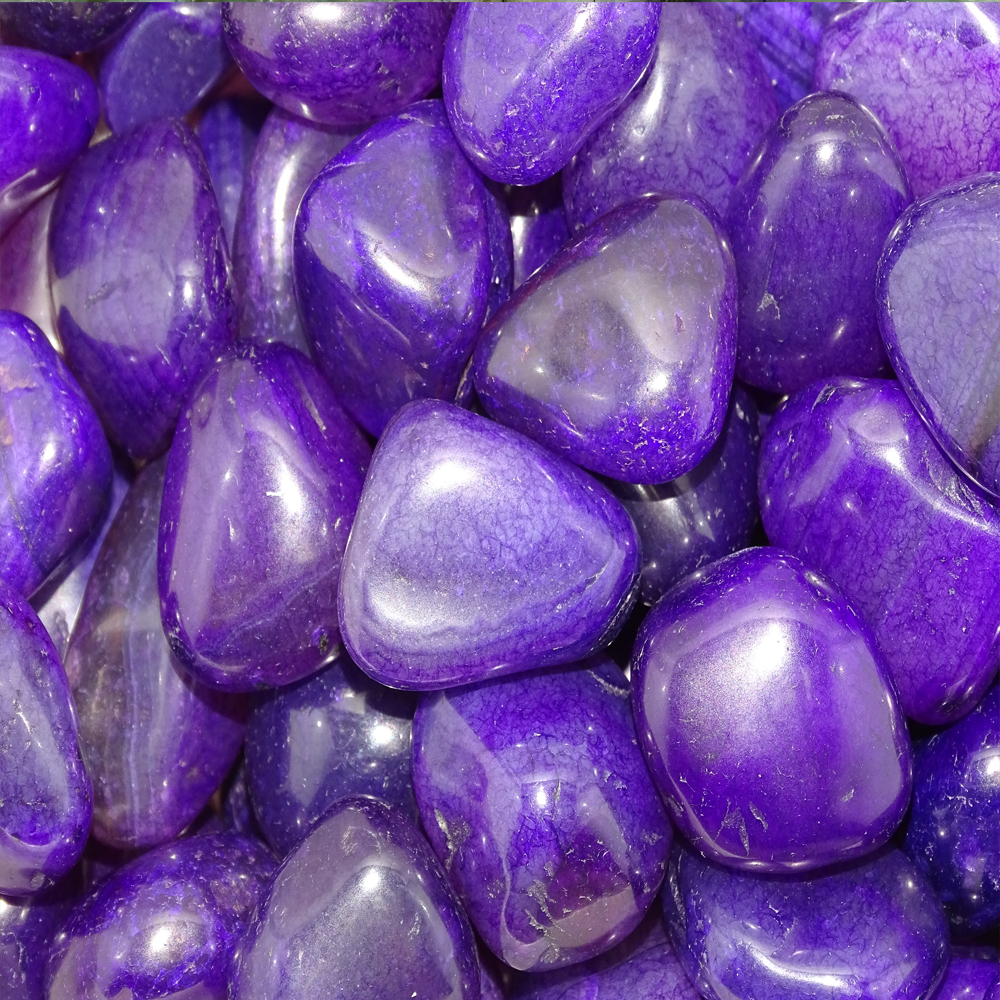 Purple on sale agate stone